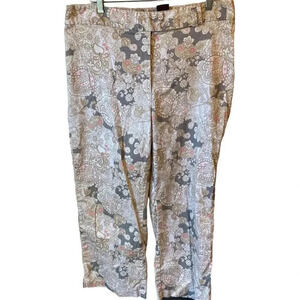 Vintage Y2K Studio By Bill Blass Cottagecore  Floral Stretch Pants Women Size 16
